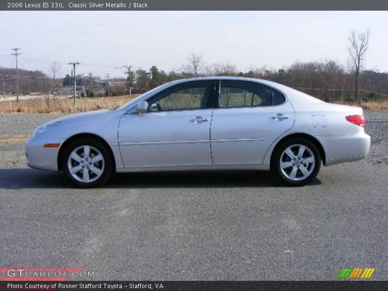 Classic Silver Metallic / Black 2006 Lexus ES 330