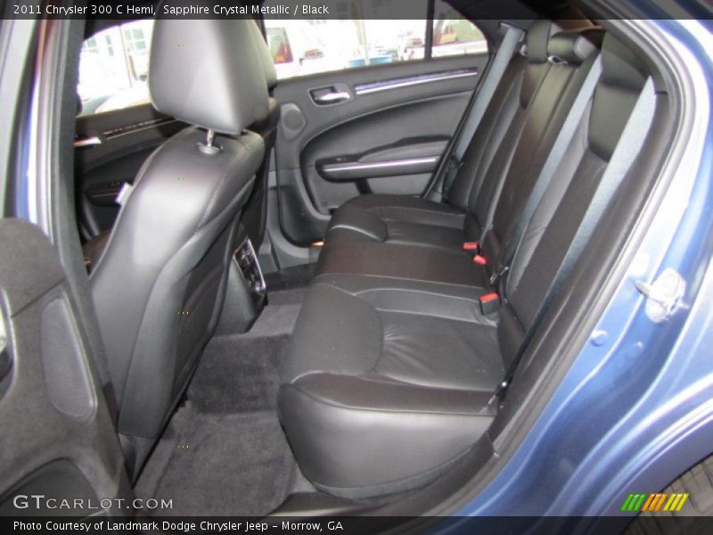Sapphire Crystal Metallic / Black 2011 Chrysler 300 C Hemi