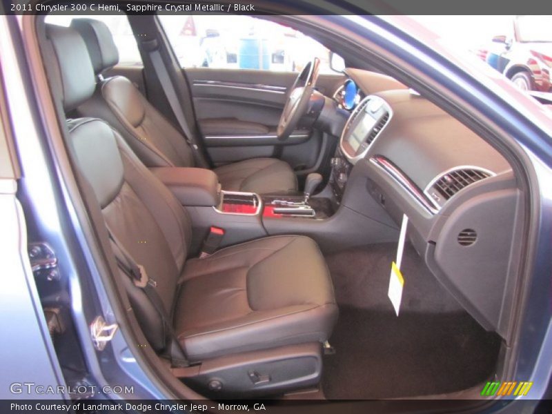 Sapphire Crystal Metallic / Black 2011 Chrysler 300 C Hemi