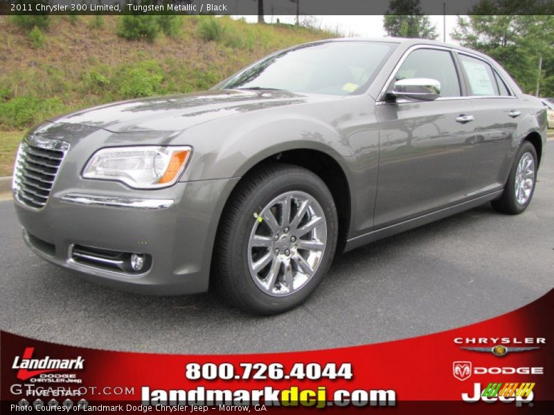 Tungsten Metallic / Black 2011 Chrysler 300 Limited