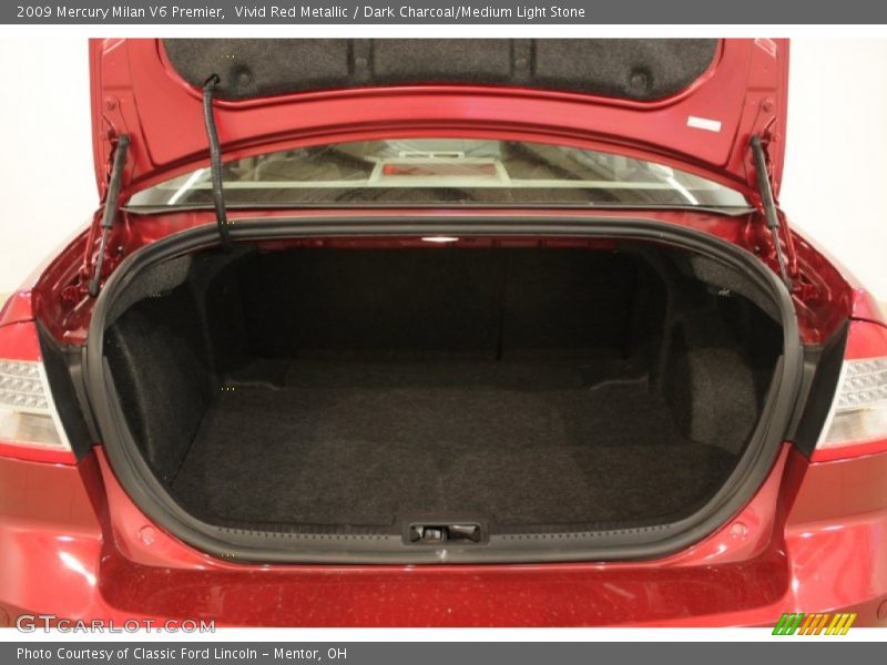 Vivid Red Metallic / Dark Charcoal/Medium Light Stone 2009 Mercury Milan V6 Premier