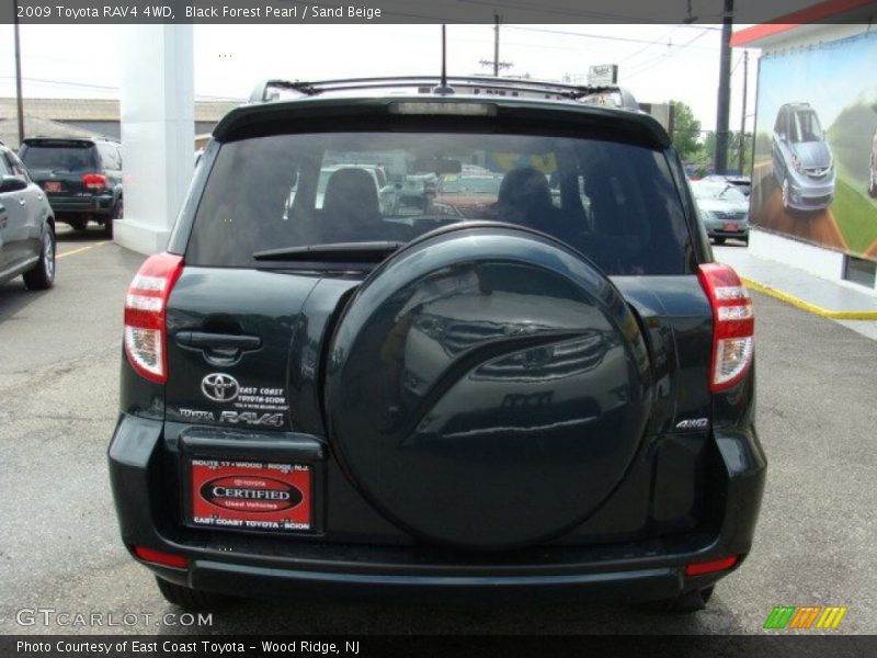 Black Forest Pearl / Sand Beige 2009 Toyota RAV4 4WD