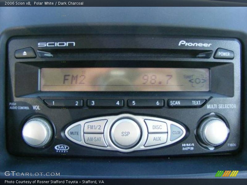 Polar White / Dark Charcoal 2006 Scion xB