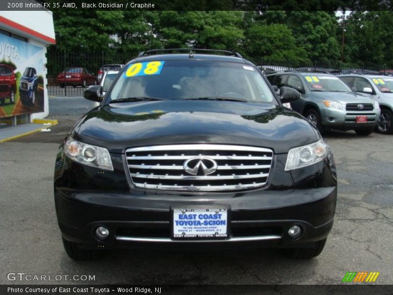 Black Obsidian / Graphite 2008 Infiniti FX 35 AWD