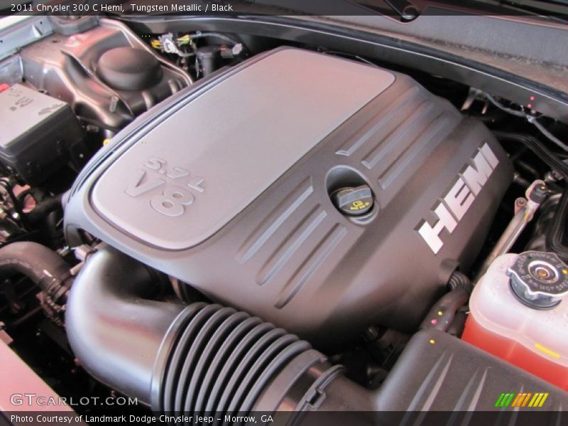Tungsten Metallic / Black 2011 Chrysler 300 C Hemi