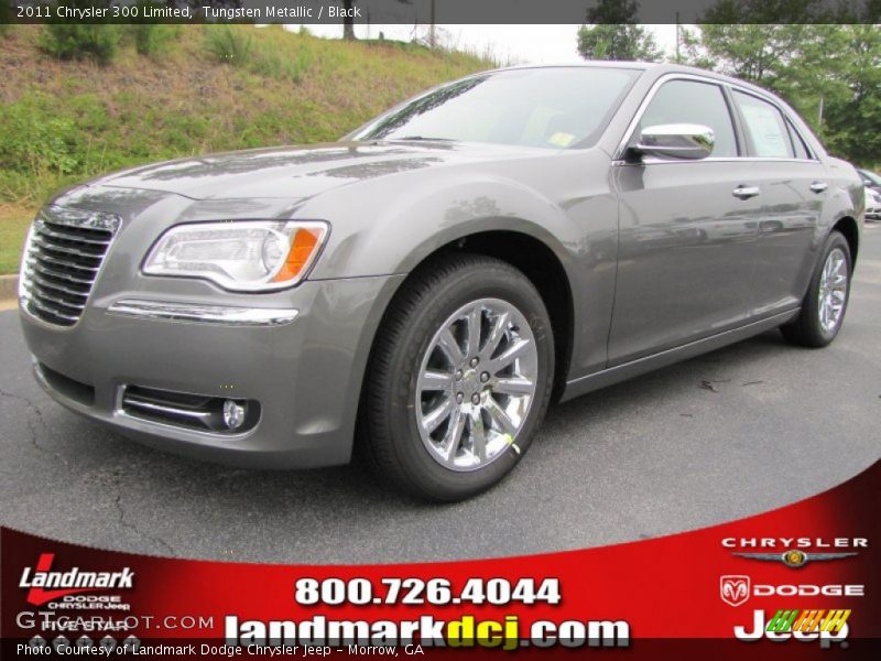 Tungsten Metallic / Black 2011 Chrysler 300 Limited