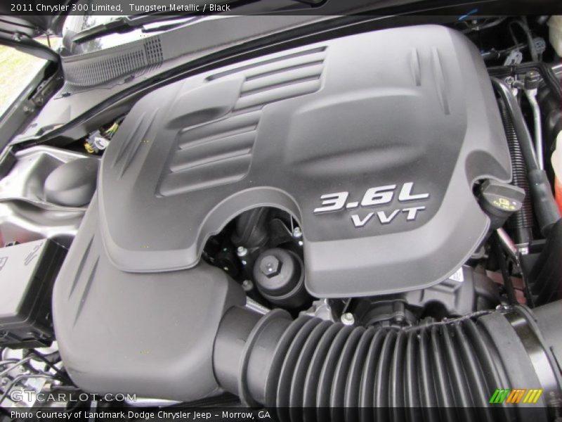 Tungsten Metallic / Black 2011 Chrysler 300 Limited