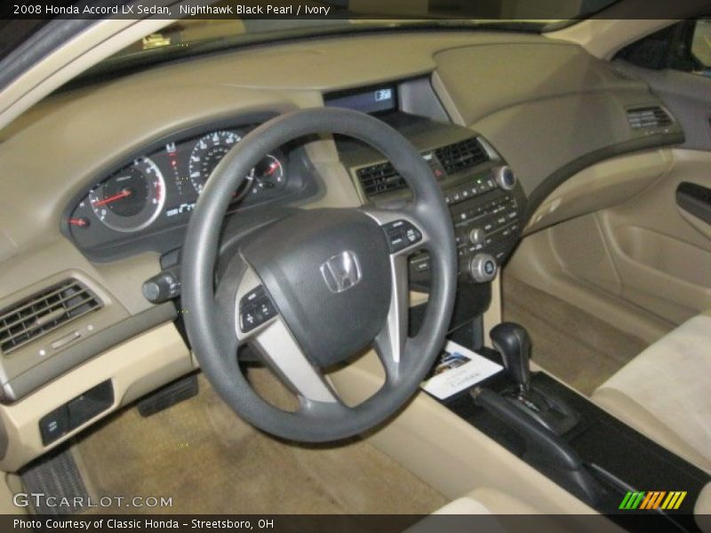 Nighthawk Black Pearl / Ivory 2008 Honda Accord LX Sedan