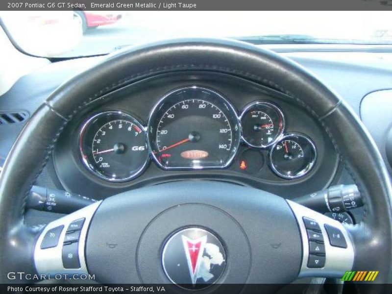 Emerald Green Metallic / Light Taupe 2007 Pontiac G6 GT Sedan