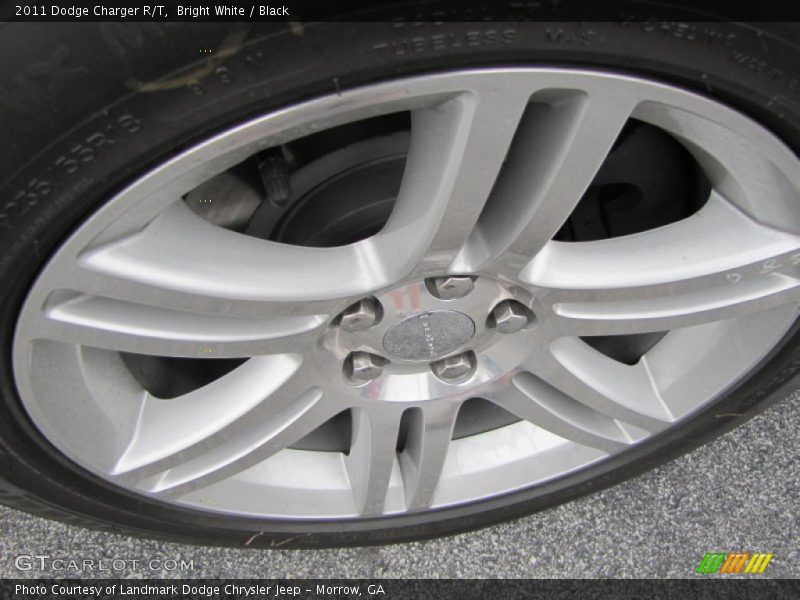 Bright White / Black 2011 Dodge Charger R/T
