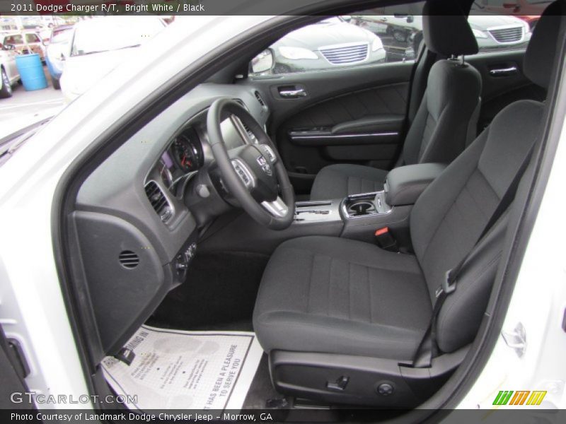 Bright White / Black 2011 Dodge Charger R/T