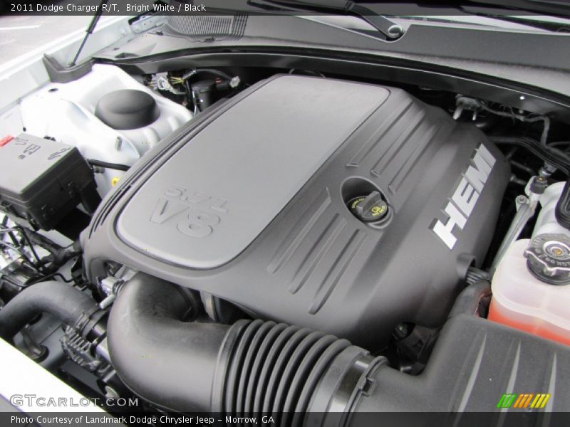 Bright White / Black 2011 Dodge Charger R/T