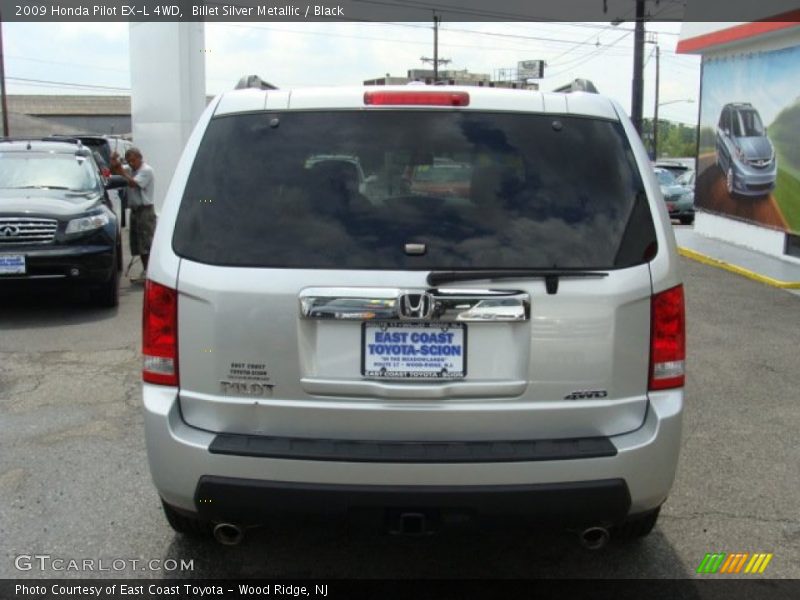 Billet Silver Metallic / Black 2009 Honda Pilot EX-L 4WD