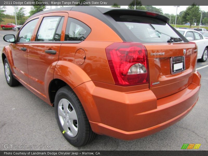 Mango Tango Pearl / Dark Slate Gray 2011 Dodge Caliber Express