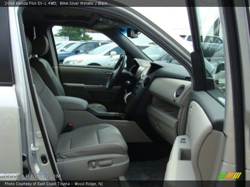 Billet Silver Metallic / Black 2009 Honda Pilot EX-L 4WD