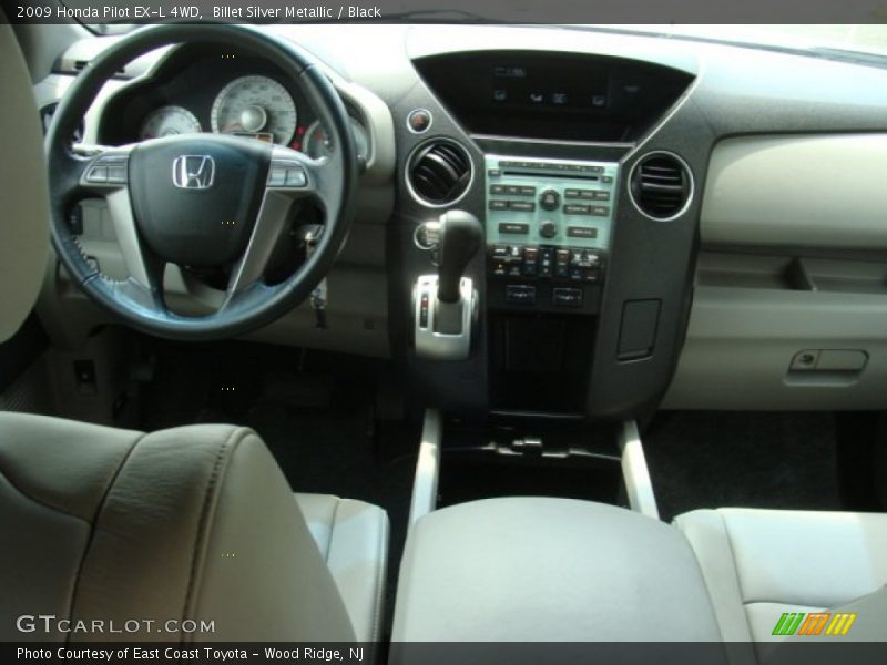 Billet Silver Metallic / Black 2009 Honda Pilot EX-L 4WD