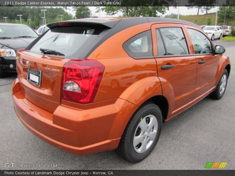 Mango Tango Pearl / Dark Slate Gray 2011 Dodge Caliber Express