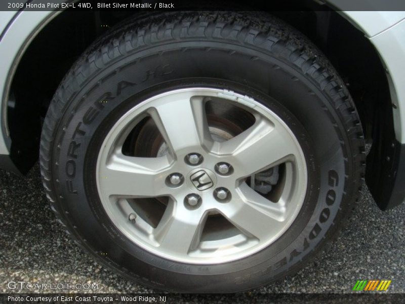 Billet Silver Metallic / Black 2009 Honda Pilot EX-L 4WD
