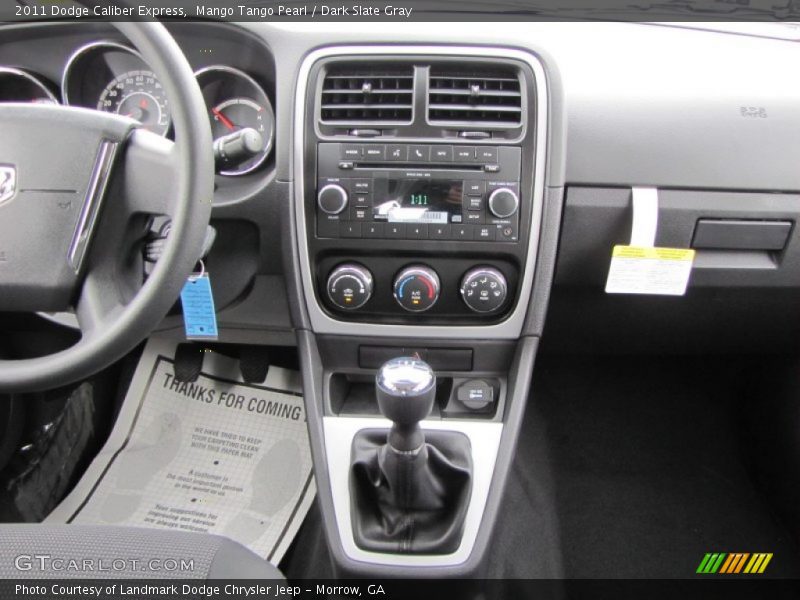 Controls of 2011 Caliber Express