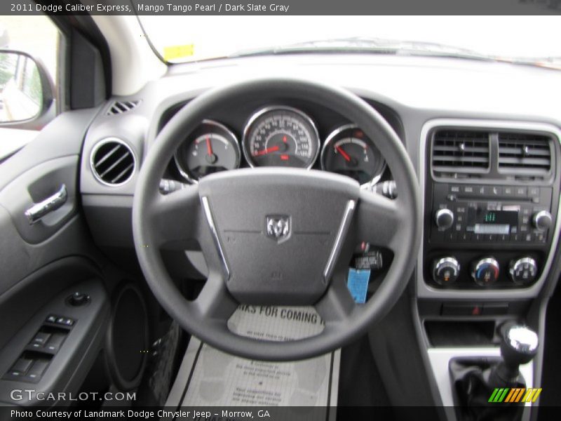 Mango Tango Pearl / Dark Slate Gray 2011 Dodge Caliber Express