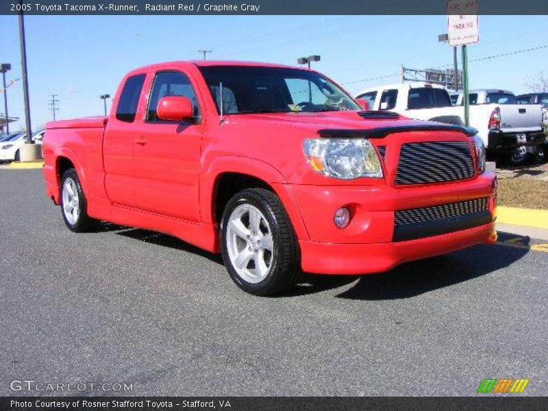 Radiant Red / Graphite Gray 2005 Toyota Tacoma X-Runner