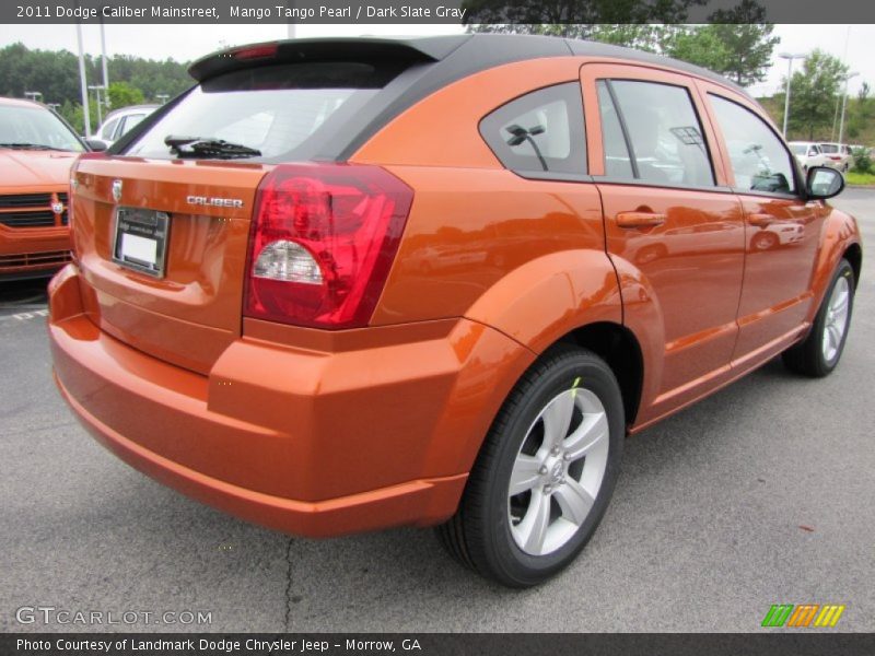 Mango Tango Pearl / Dark Slate Gray 2011 Dodge Caliber Mainstreet
