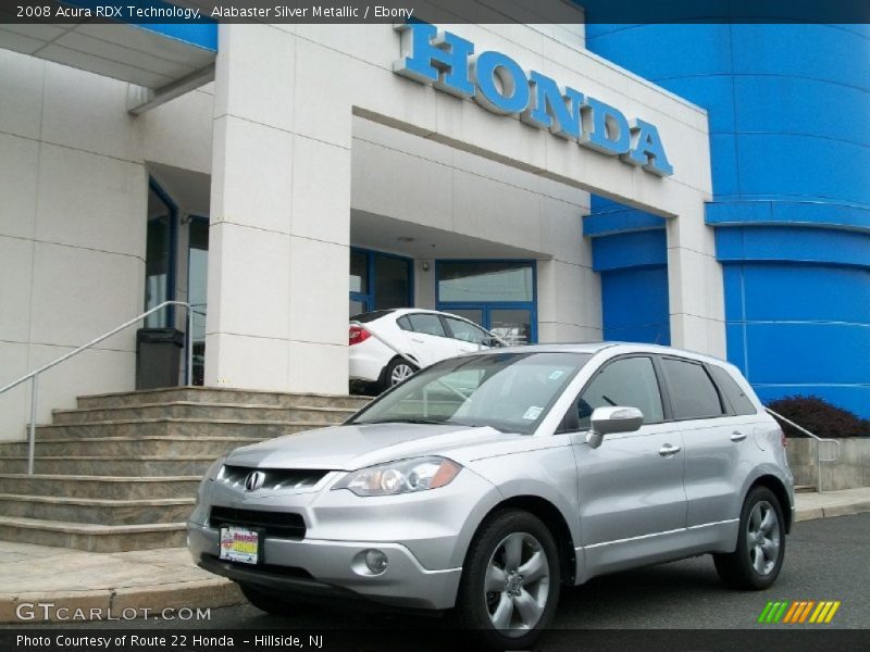 Alabaster Silver Metallic / Ebony 2008 Acura RDX Technology
