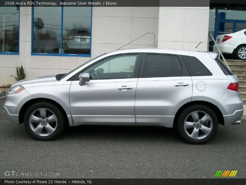 Alabaster Silver Metallic / Ebony 2008 Acura RDX Technology