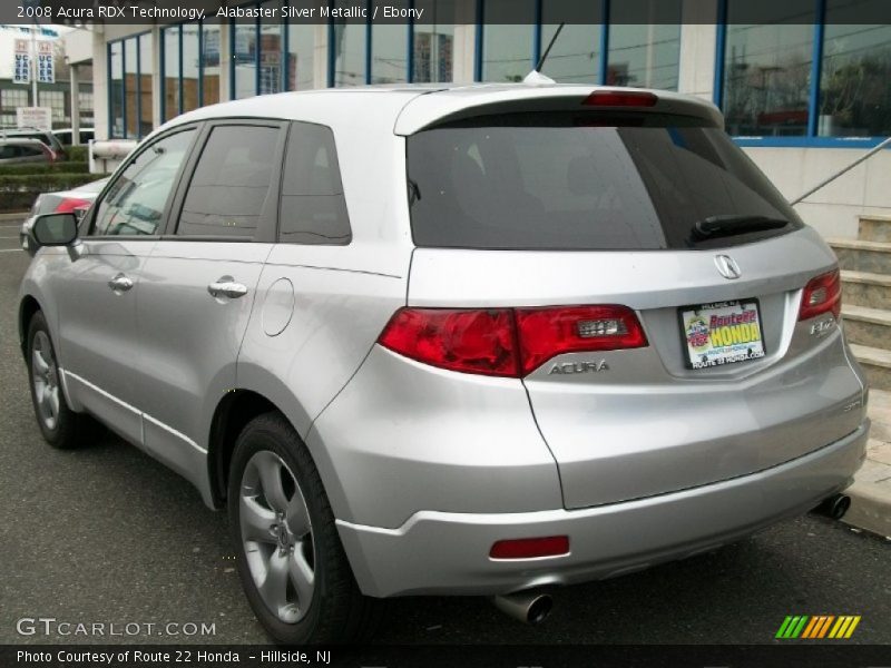 Alabaster Silver Metallic / Ebony 2008 Acura RDX Technology