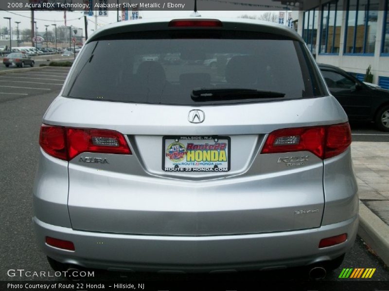 Alabaster Silver Metallic / Ebony 2008 Acura RDX Technology