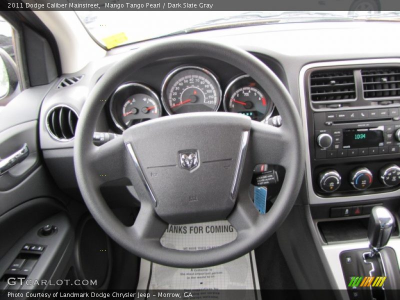 Mango Tango Pearl / Dark Slate Gray 2011 Dodge Caliber Mainstreet