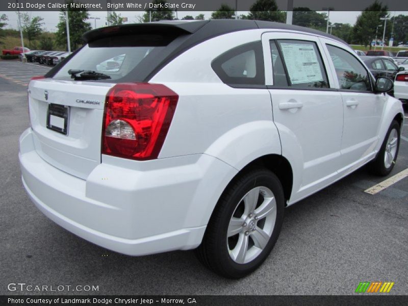 Bright White / Dark Slate Gray 2011 Dodge Caliber Mainstreet