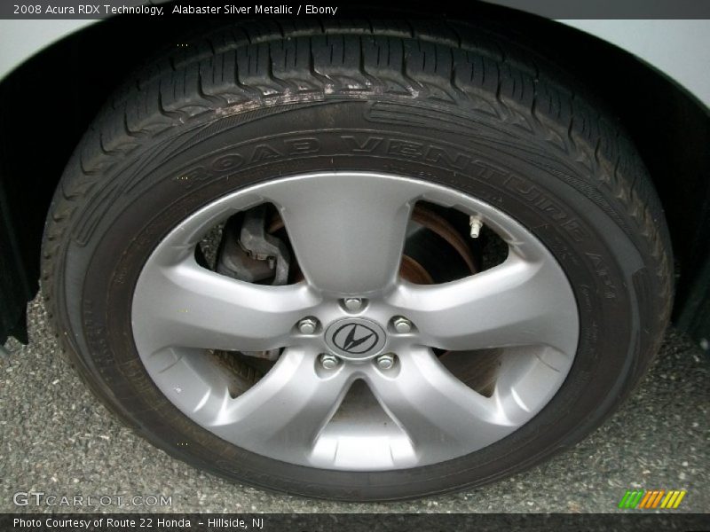 Alabaster Silver Metallic / Ebony 2008 Acura RDX Technology