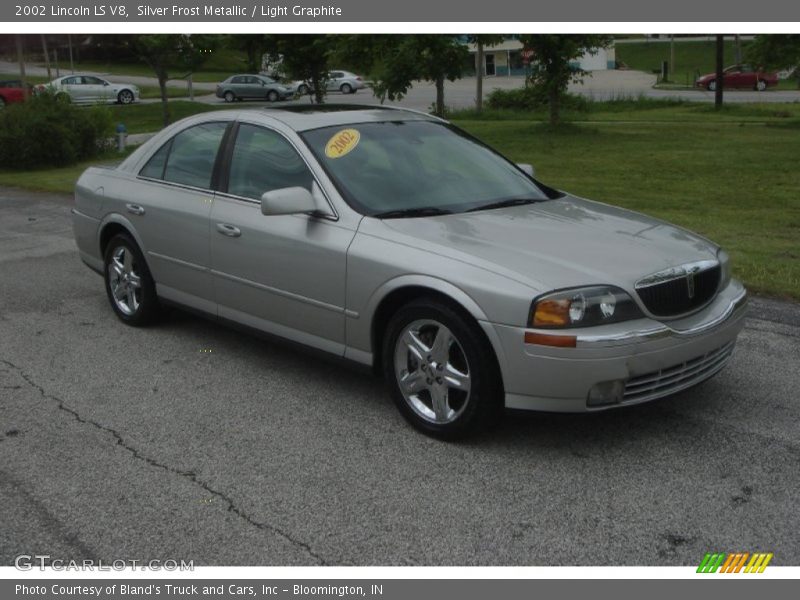 Silver Frost Metallic / Light Graphite 2002 Lincoln LS V8