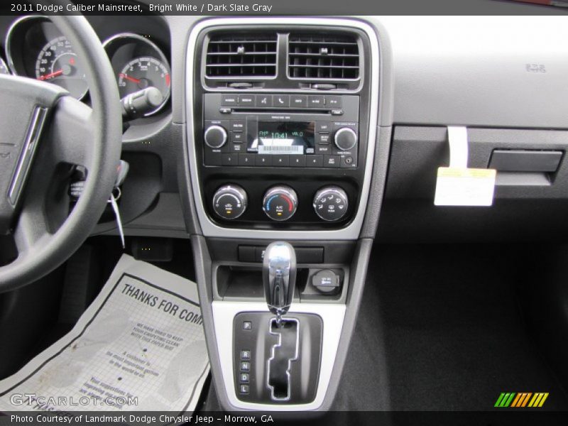Bright White / Dark Slate Gray 2011 Dodge Caliber Mainstreet