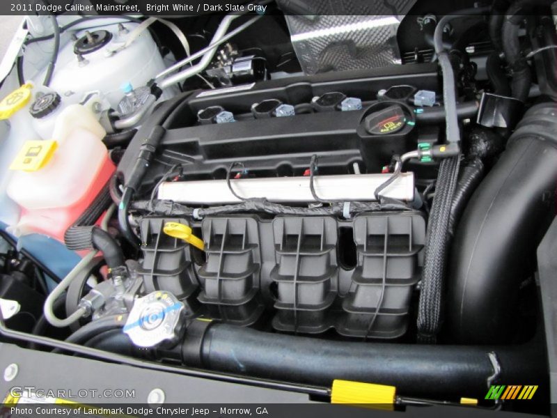 Bright White / Dark Slate Gray 2011 Dodge Caliber Mainstreet