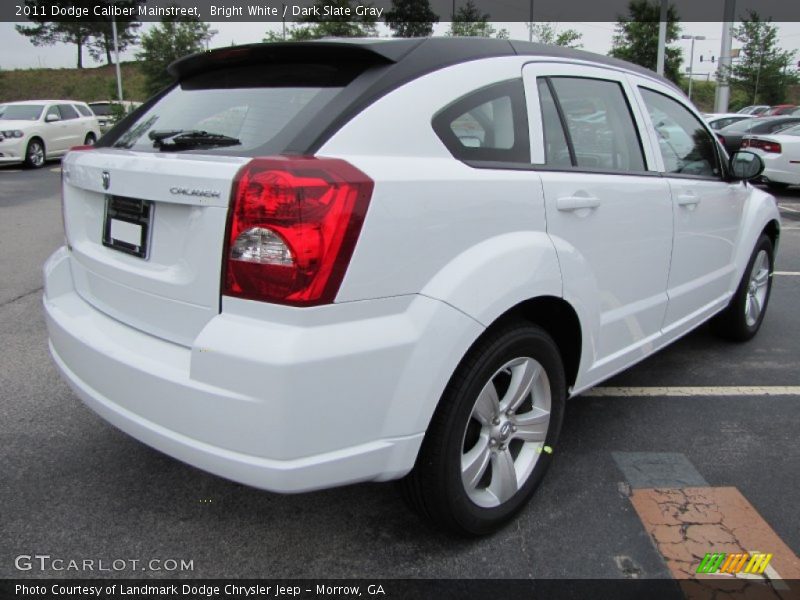 Bright White / Dark Slate Gray 2011 Dodge Caliber Mainstreet