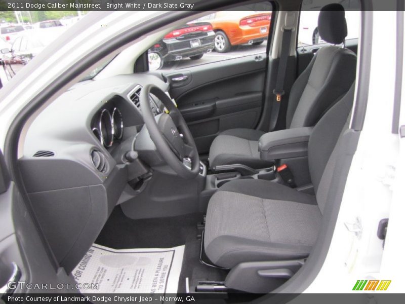 Bright White / Dark Slate Gray 2011 Dodge Caliber Mainstreet