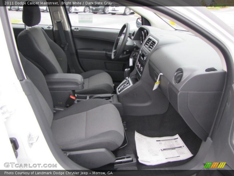 Bright White / Dark Slate Gray 2011 Dodge Caliber Mainstreet