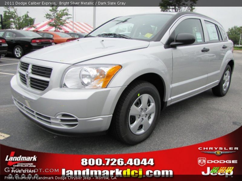 Bright Silver Metallic / Dark Slate Gray 2011 Dodge Caliber Express
