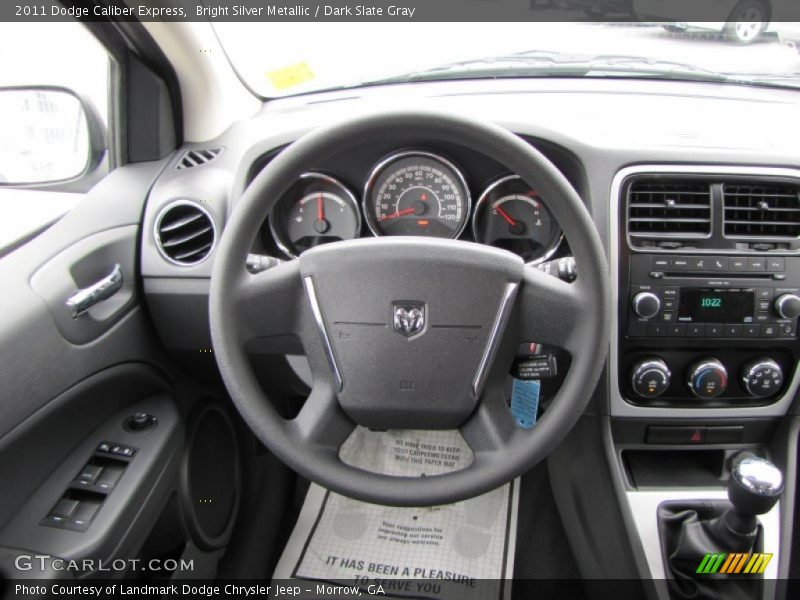 Bright Silver Metallic / Dark Slate Gray 2011 Dodge Caliber Express