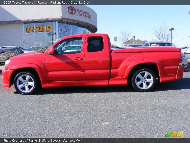 Radiant Red / Graphite Gray 2005 Toyota Tacoma X-Runner