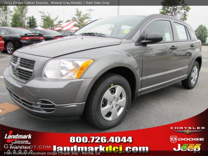 Mineral Gray Metallic / Dark Slate Gray 2011 Dodge Caliber Express