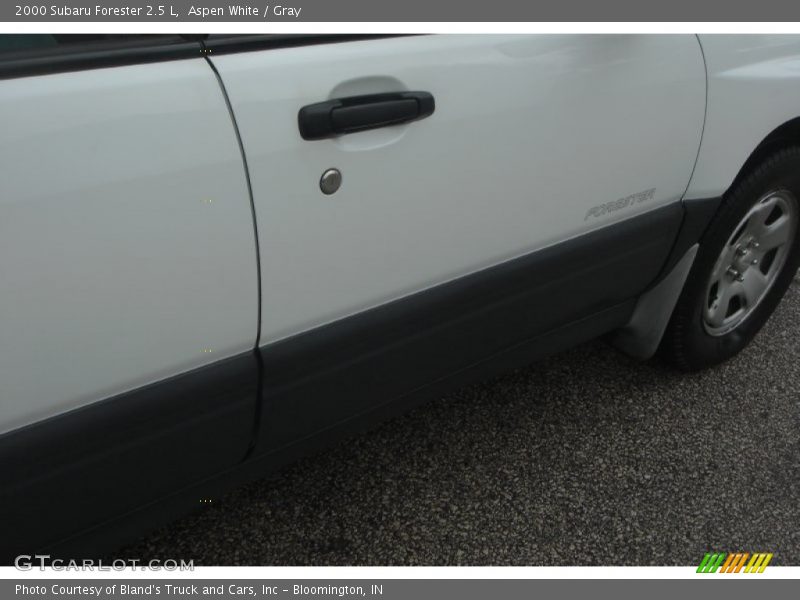 Aspen White / Gray 2000 Subaru Forester 2.5 L