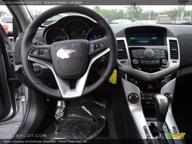 Silver Ice Metallic / Jet Black 2011 Chevrolet Cruze ECO