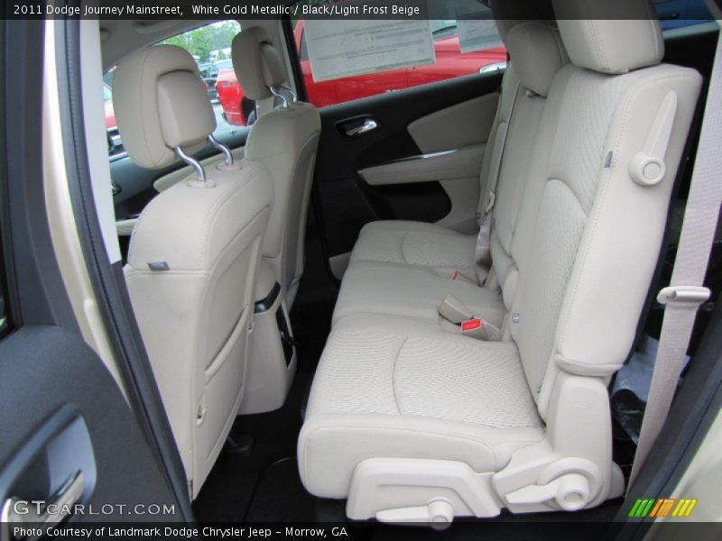 White Gold Metallic / Black/Light Frost Beige 2011 Dodge Journey Mainstreet