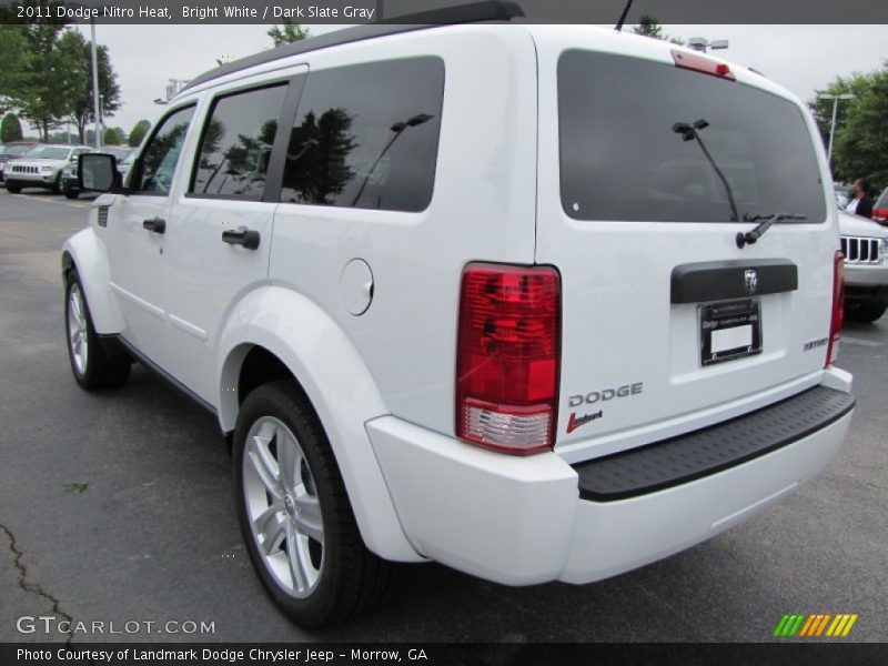 Bright White / Dark Slate Gray 2011 Dodge Nitro Heat