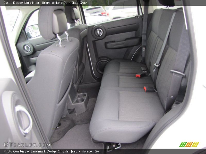 Bright White / Dark Slate Gray 2011 Dodge Nitro Heat
