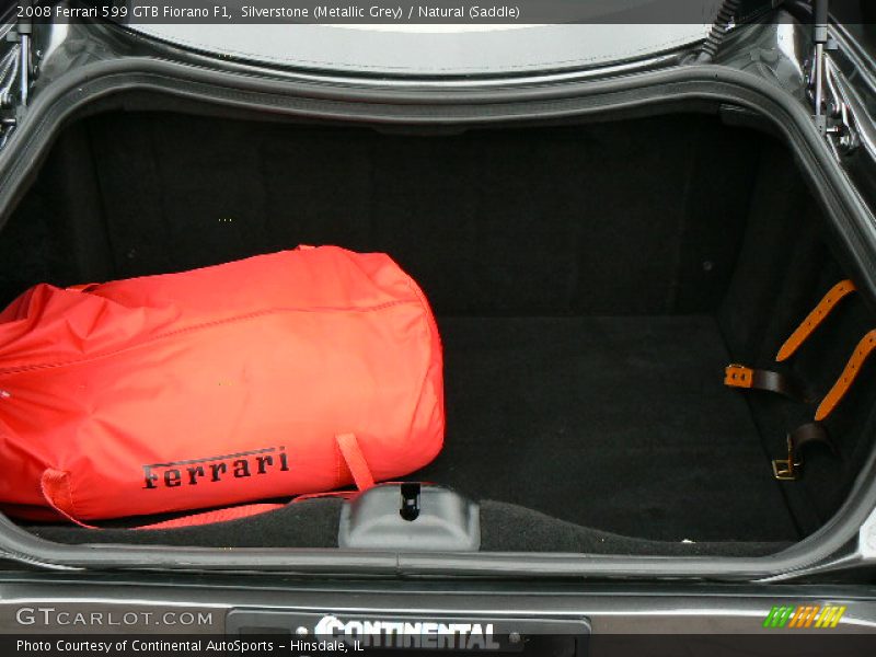 Silverstone (Metallic Grey) / Natural (Saddle) 2008 Ferrari 599 GTB Fiorano F1