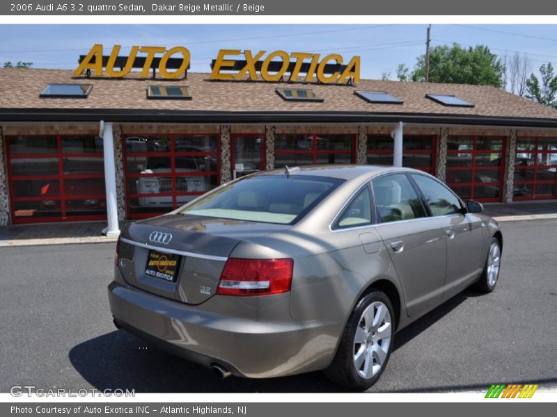Dakar Beige Metallic / Beige 2006 Audi A6 3.2 quattro Sedan